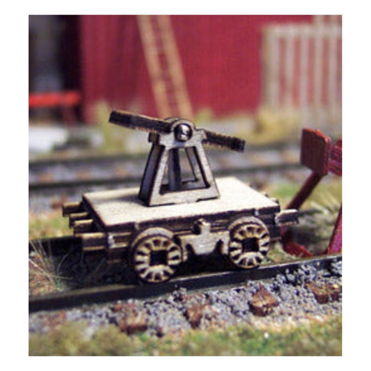 Osborn Models 1107 HO Scale Railroad Hand Car Static 2pk Kit