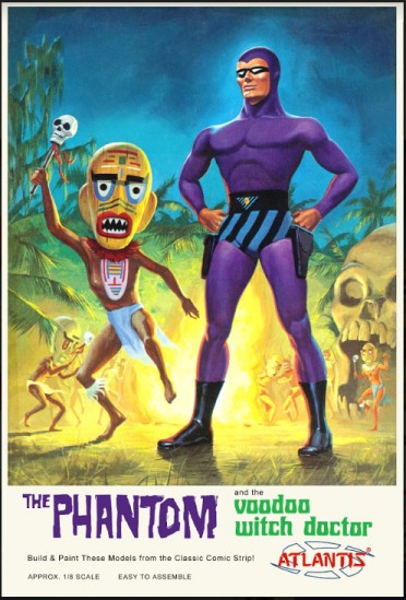 Atlantis Models 3004 1/8 The Phantom & The Voodoo Witch Doctor (formerly Revell) (D)