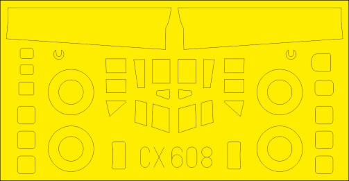 Eduard CX608 1/72 Mask Aircraft- Ki54c for SHY