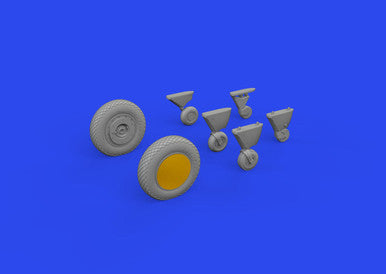 Eduard 648887 1/48 Brassin FM-2 Wilder Cat (Wildcat) Wheels for Eduard
