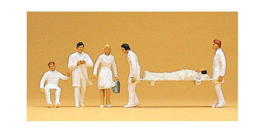 Preiser 10101 HO Scale Emergency Team Figure Set