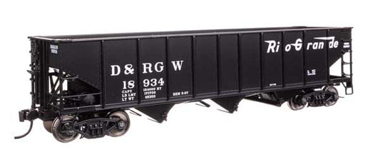 Walthers Mainline 910-56746 HO Scale 70-Ton AAR Hopper RTR DRGW #18934
