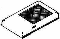 Details West 212 HO Scale Winterization Hatches - 48" - Later EMD -- SD45s, F45s