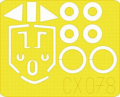 Eduard CX078 1/72 Mask Fw 190A for Hasegawa Canopy Mask Set