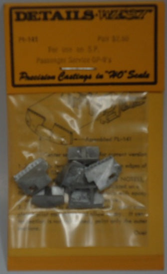 Details West 141 HO Pilot SP Passenger Service GP9's (pr)