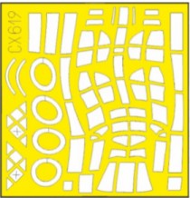 Eduard CX619 1/72 Mask Aircraft- Wellington Mk II for ARX