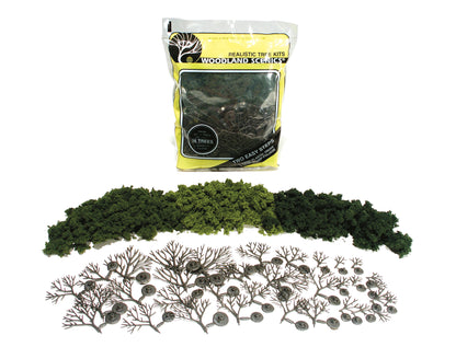 Woodland Scenics TR1101 All Scale Light, Medium and Dark Green