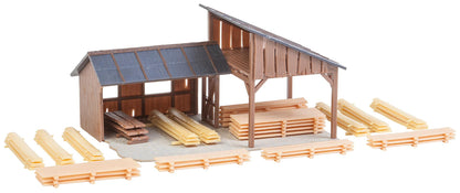 Faller 180498 HO Scale Timber Storage Sheds Model Kit