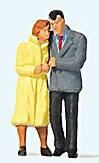 Preiser 28193 HO Scale Couple pkg(2)