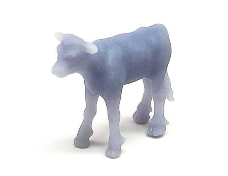 All Scale Miniatures 870978 HO Scale Calves -- Unpainted pkg(5)