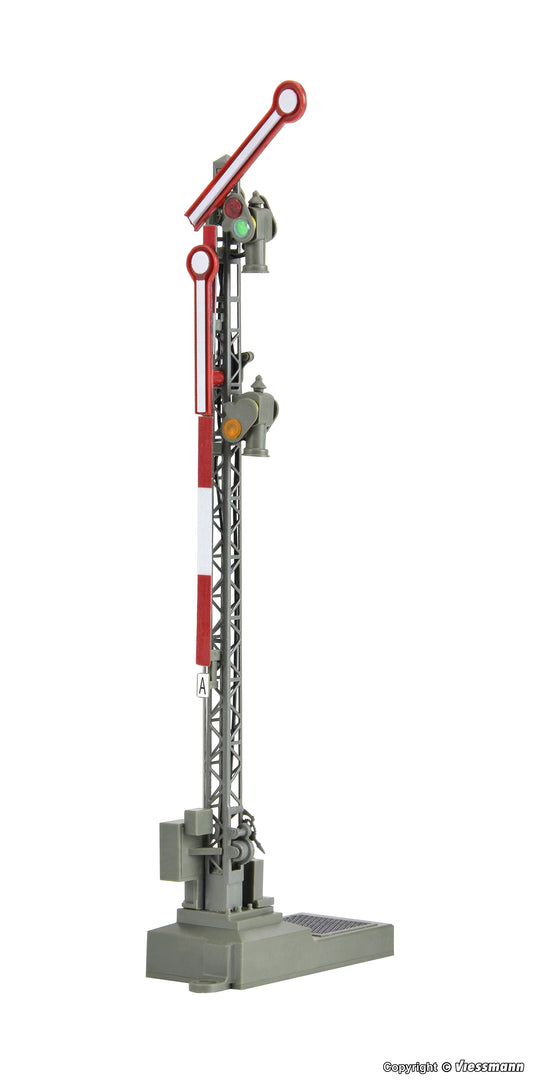 Viessmann 4702 HO Scale Double-Arm Semaphore Home Signal w/Digital/DCC Decoder