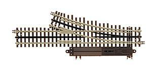 Atlas O 6071 O Scale 21st Century Track System(TM) Nickel Silver Rail w/Brown Ties - 3-Rail -- O-54 Right-Hand Remote Custom Supreme Switch