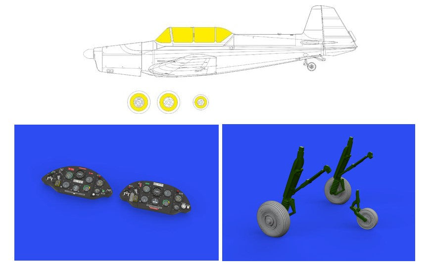 Eduard 644197 1/48 Aircraft- Z326 LooKplus for EDU (Mask, Photo-Etch & Resin)