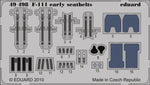 Eduard 49498 1/48 F-111 Aardvark Early Seatbelts for Hobby Boss