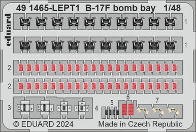 Eduard 491465 1/48 B-17F Bomb Bay Photo Etch for EDUARD
