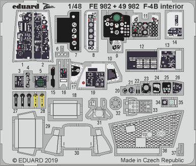 Eduard FE982 1/48 F-4B Interior 1/48
