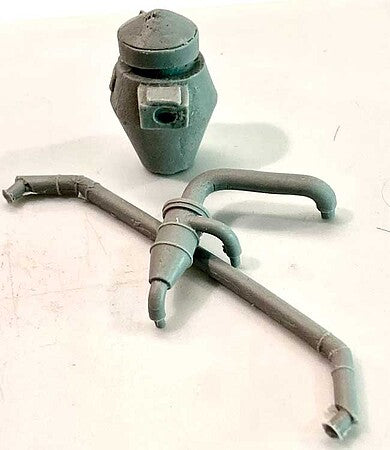 Bar Mills 2017 HO Scale Industrial Vent System -- Unpainted Resin Castings