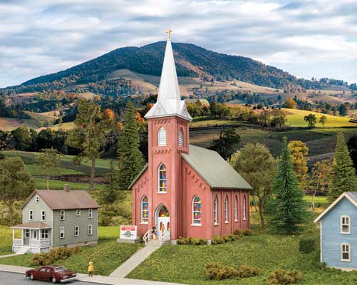 Walthers Cornerstone 3858 N Brick Church Kit