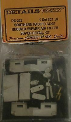 Details West 335 HO Scale Super Detail Kit for Rebuilt SD9E So Pac (33 Pieces)