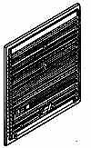 Details West DG-181 HO Scale 8' Doors -- With Guides & Tack Boards
