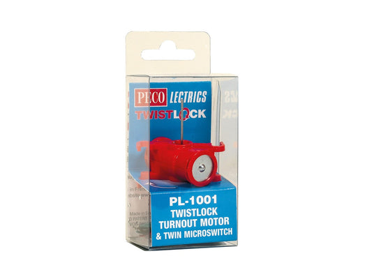 Peco PL-1001 All Scale TwistLock Turnout Motor and Micro Switch