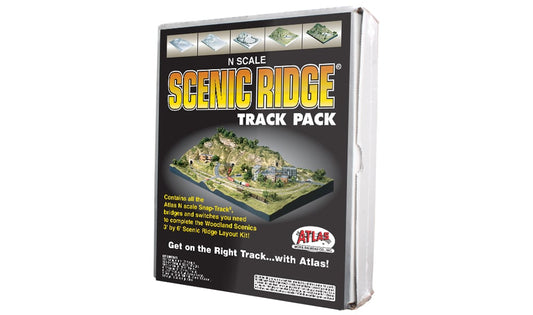 Atlas 2588 N Scenic Ridge Track Pack For Woodland Scenics Scenic Ridge