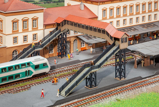 Faller 120109 HO Scale Covered Footbridge Model Kit