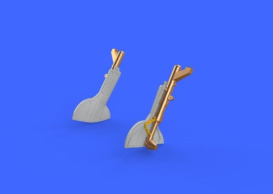 Eduard 672134 1/72 Aircraft- Spitfire Mk IX Legs for EDU (Bronze & Resin)