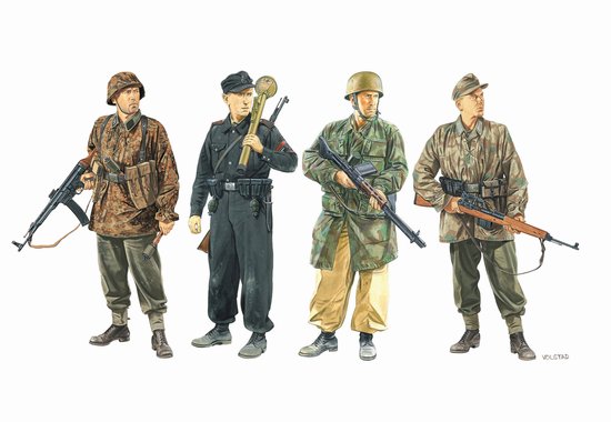 Dragon Model 6694 1/35 Defense of the Reich Soldiers 1944-45 (4) (Re-Issue)