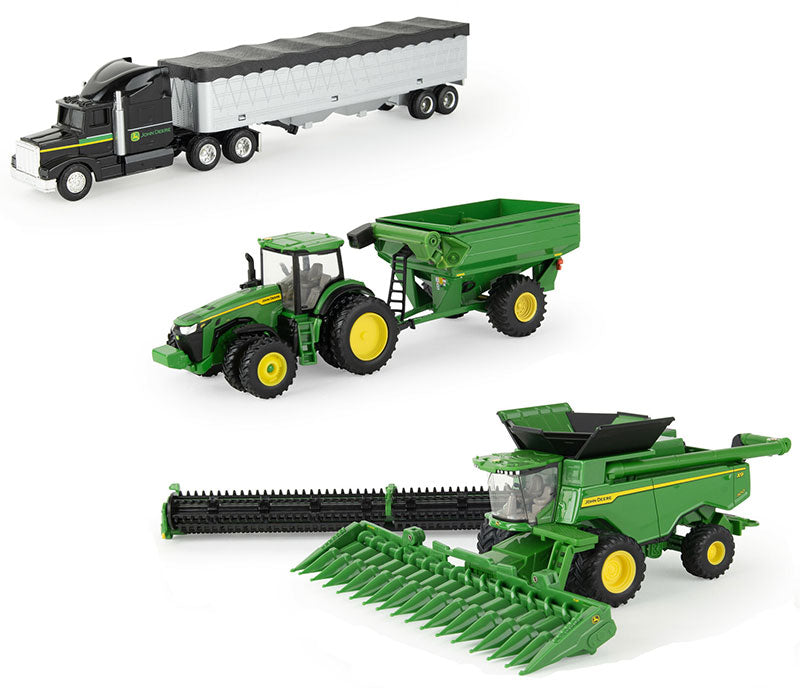 Ertl 45955 1/64 Scale John Deere Grain Harvesting Playset Lp84534 Includes: X9