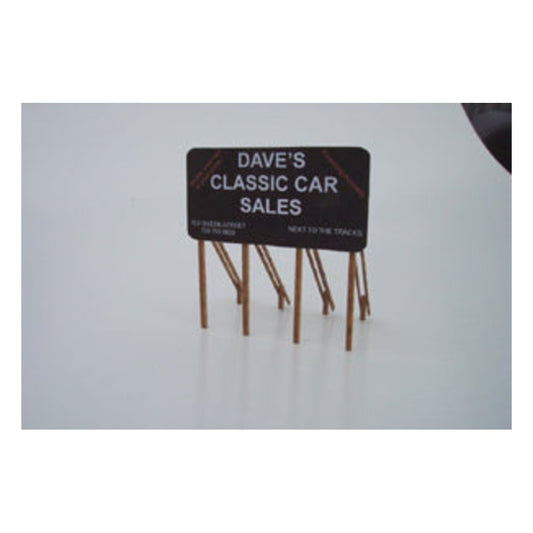 Osborn Models 3024 N Scale Standard Billboard Kit