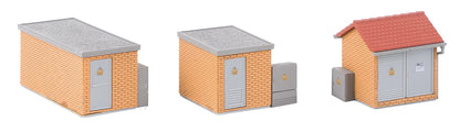 Faller 120266 HO Scale 3 Brick Substations Set (Kit)