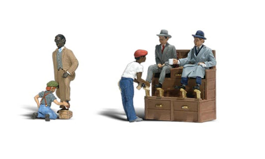 Woodland Scenics A2176 All Scale Shoe Shiners - N scale