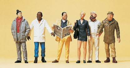 Preiser 45156 G Scale Pedestrians City Passers-By