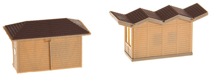 Faller 180587 HO Scale 2 Bus Stop Shelters Model Kit