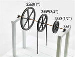 Tichy Trains 3559 S Scale 4-1/2' Diameter Sheave-Pillow Blocks -- 2