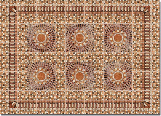 Busch 7414 HO Scale Rustic Flagstone Plaza Sheets (2)