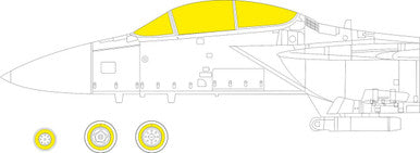 Eduard CX628 1/72 Mask F-15E for Revell Canopy Mask Set