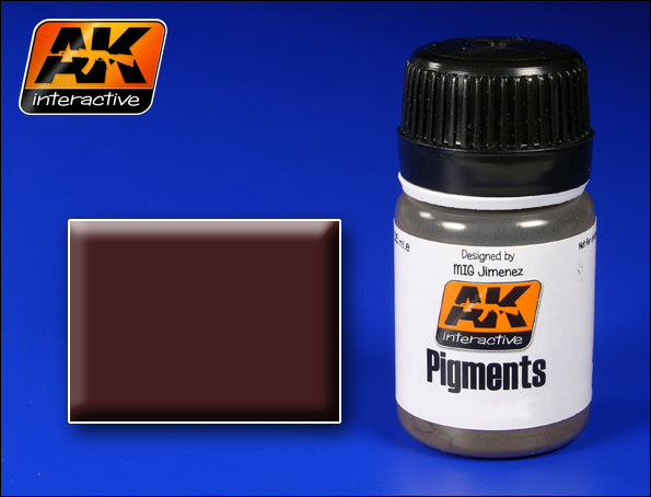 AK Interactive 85 Track Rust Dry Pigment 35ml Bottle
