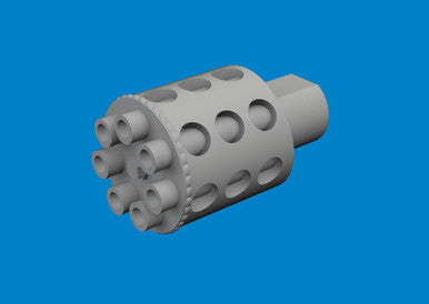 Eduard 672421 1/72 A-10C Rotary Gun Flash Suppressor PRINT