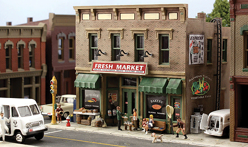 Woodland Scenics 5200 N Scale Landmark Kit Fresh Market