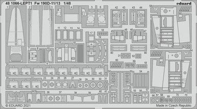 Eduard 481066 1/48 Fw190D11/13 for EDU Photo Etch Detail Set