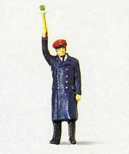 Preiser 28002 HO Scale Individual Figure - Railway Personel Platform
