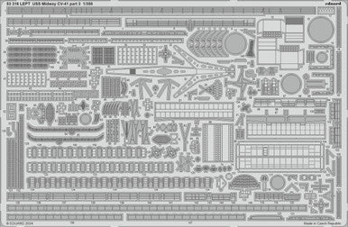 Eduard 53316 1/350 USS Midway CV-41 Part 3 Photo Etch Set for