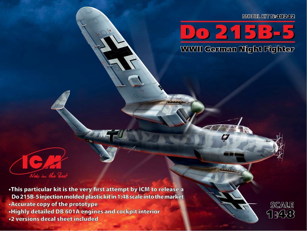 ICM Models 48242 1/48 WWII German Do215B5 Night Fighter