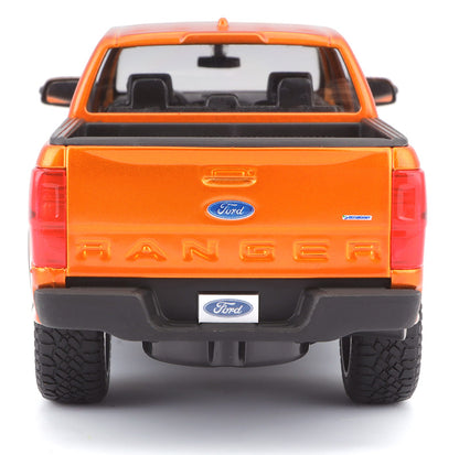 Maisto 31521OR 1/27 2019 Ford Ranger Pickup Truck, Orange