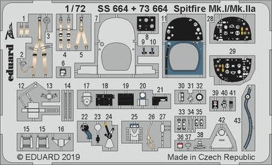 Eduard SS664 1/72 Spitfire Mk.I/Mk.IIa for Airfix