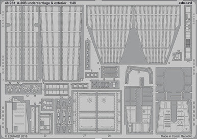 Eduard 48953 1/48 A-26B Undercarriage & Exterior for Revell