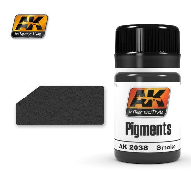 AK Interactive 2038 Air Series: Smoke Dry Pigment 35ml Bottle