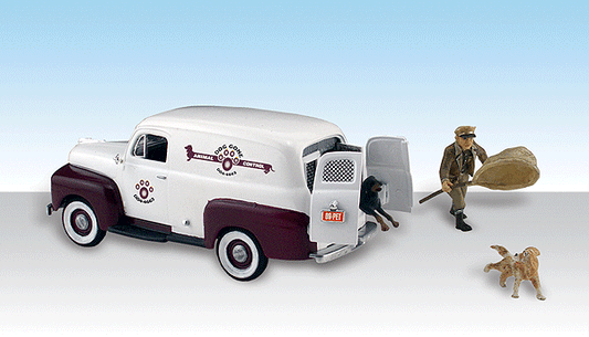 Woodland Scenics 5551 HO Scale Dog Gone Animal Control Assembled